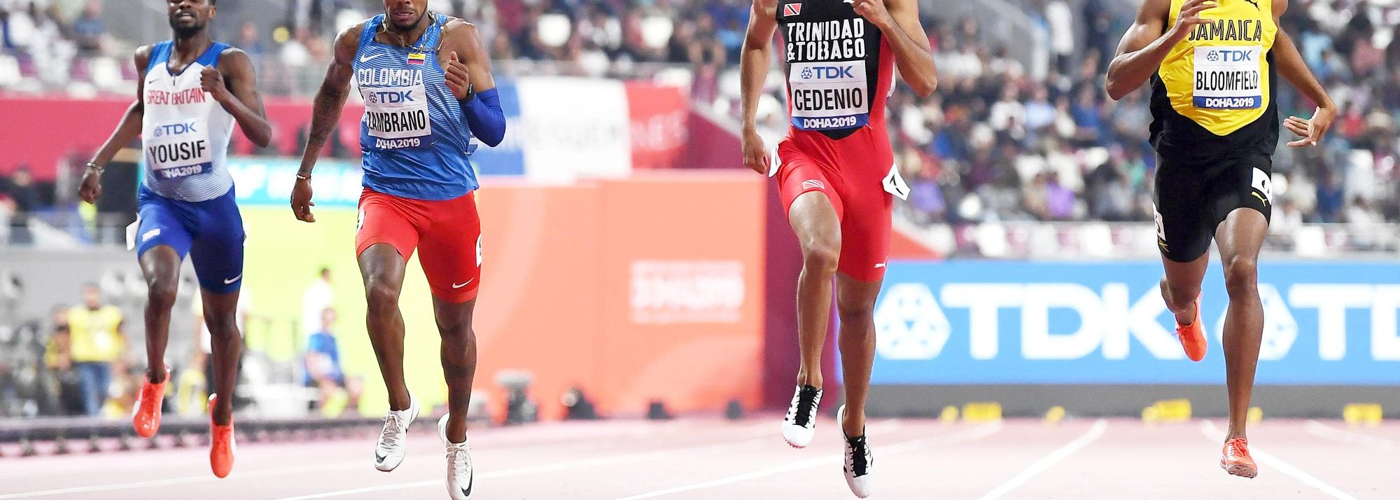 Rising Colombian star Anthony Zambrano produced a major surprise at the World Athletics Championships Doha 2019 last month when he raced to 400m silver. The 21-year-old clocked a notable 44.15 to clip a hefty 0.14 from the South American record set by Brazil’s Sanderlei Claro Parrela at the 1999 World Championships in Seville when Zambrano was barely a year old.