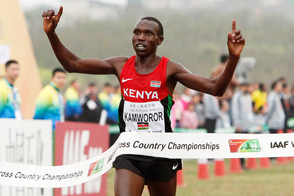 Kamworor maintains his perfect championship record in Guiyang