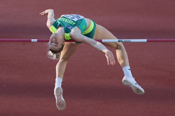 takes surprise high jump gold Oregon | REPORT | 22 | World