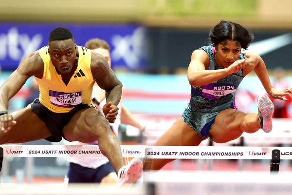 New World 60m Hurdles Records Set by Holloway and Jones in Albuquerque