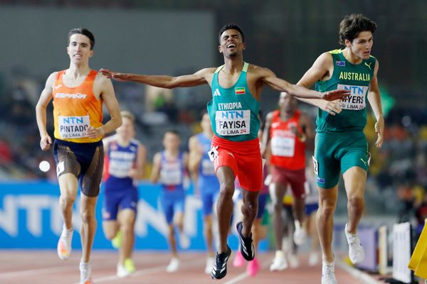 Fayisa flies to 1500m gold for Ethiopia on day five in Lima | News  | Lima 24 | World Athletics U20 Championships