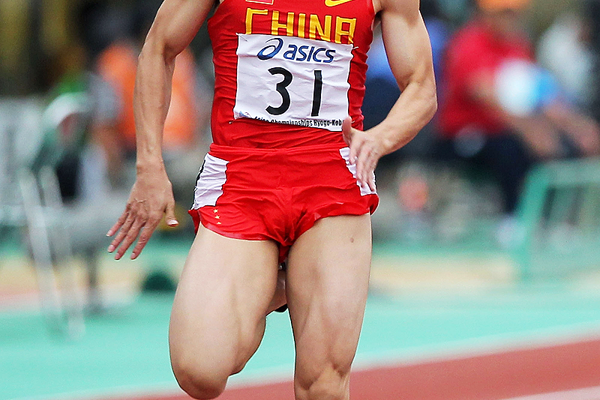 Chinese sprinters take 100m titles Asian World Championships at REPORT | Athletics 