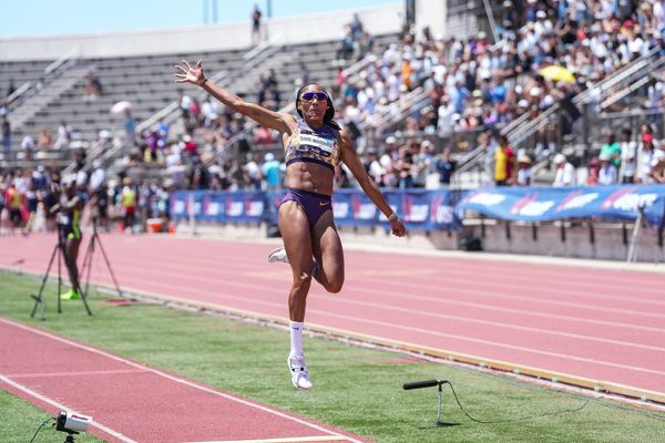 Davis-Woodhall Sets World-Leading 7.20m Jump in LA