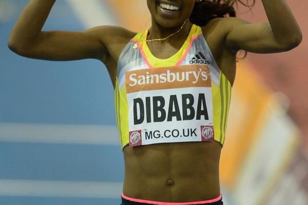 Dibaba smashes two miles world best in Birmingham, REPORT