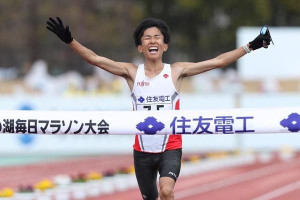 kengo-suzuki-japanese-marathon-record-lake-bi