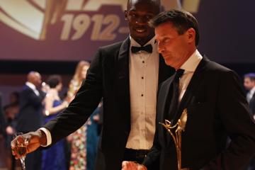 2012 World Athlete of the Year Usain Bolt and IAAF Hall of Fame member Sebastian Coe