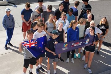 St. Marys School Track and Field Team Welcomes New Zealand! 