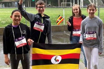 Griffin Middle School Chapter of the National Junior (Olympia, WA) Welcomes Uganda & South Sudan
