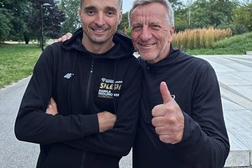 July training session in Warsaw was facilitated by two major Polish running figures - Jerzy Skarżyński & Marek Plawgo.