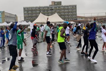 Over 100 people participated in the Running for Clean Air launch in Lagos.