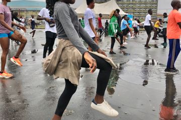 Fitness drives in Lagos offer a mix of physical activities: runs, aerobics, dancing, and various fitness challenges.