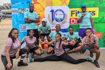 Final fitness drive of Running for Clean Air Lagos
