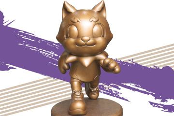 bronze-statue-of-mascot-riku-one-unveiled