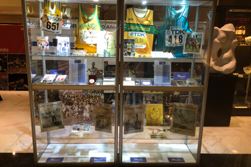 Part of the IAAF Heritage collection on display in Buenos Aires during the ConSudAtle centenary