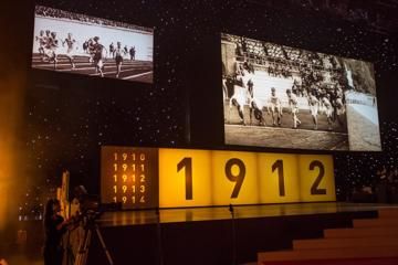 Stage and presentation at the IAAF Centenary Gala in Barcelona